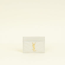 YSL Blanc Vintage Cassandre Matelasse Card Case