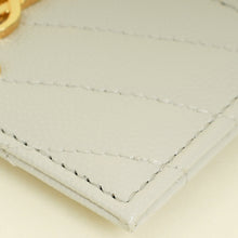 YSL Blanc Vintage Cassandre Matelasse Card Case
