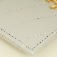 YSL Blanc Vintage Cassandre Matelasse Card Case