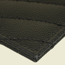 YSL Black Cassandre Matelasse Card Holder