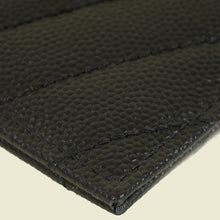 YSL Black Cassandre Matelasse Card Holder
