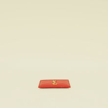 YSL Red Cassandre Matelasse Card Holder