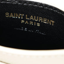 YSL Blanc Vintage Cassandre Matelasse Card Holder