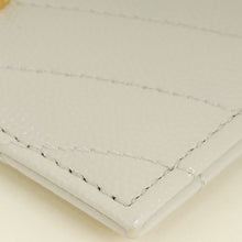 YSL Blanc Vintage Cassandre Matelasse Card Holder