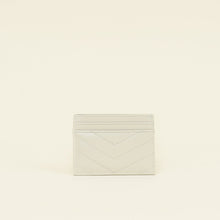YSL Blanc Vintage Cassandre Matelasse Card Holder