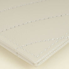 YSL Blanc Vintage Cassandre Matelasse Card Holder