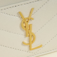 YSL Blanc Vintage Cassandre Matelasse Card Holder
