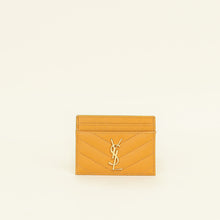 YSL Yellow-Orange Cassandre Card Case