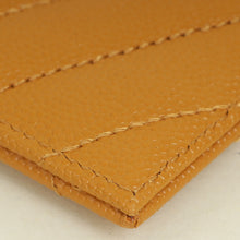 YSL Yellow-Orange Cassandre Card Case
