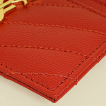 YSL Red Cassandre Card Case