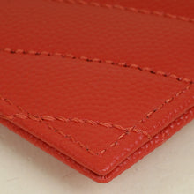 YSL Red Cassandre Card Case