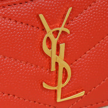 YSL Red Cassandre Card Case