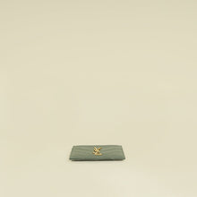 YSL Sage Green Cassandre Card Case