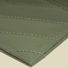 YSL Sage Green Cassandre Card Case