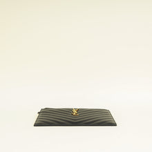 YSL Black Cassandre Matelasse Large Pouch