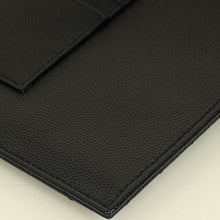 YSL Black Cassandre Matelasse Large Pouch