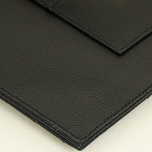 YSL Black Cassandre Matelasse Large Pouch