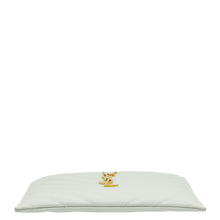 YSL Vintage Blanc Monogram Bill Pouch