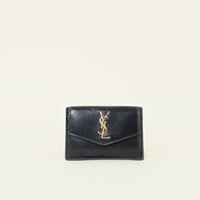 YSL Black Uptown Flap Card Case