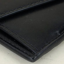 YSL Black Uptown Flap Card Case