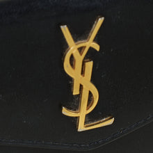 YSL Black Uptown Flap Card Case