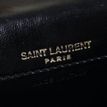 YSL Black Uptown Flap Card Case
