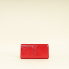 YSL Red Belle De Jour Long Wallet
