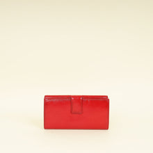 YSL Red Belle De Jour Long Wallet