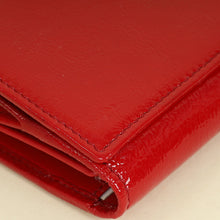 YSL Red Belle De Jour Long Wallet