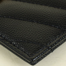 YSL Black Cassandre Matelasse Card Holder