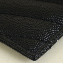 YSL Black Cassandre Matelasse Card Holder