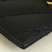 YSL Black Cassandre Matelasse Card Holder
