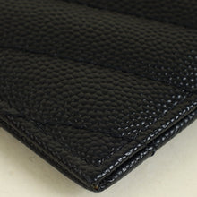 YSL Black Cassandre Matelasse Card Holder