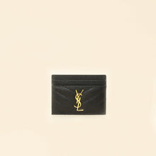 YSL Black Cassandre Matelasse Card Case