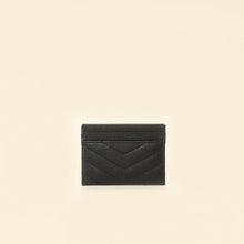 YSL Black Cassandre Matelasse Card Case