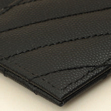 YSL Black Cassandre Matelasse Card Case