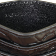 YSL Black Croco Embossed Cassandre Card Case