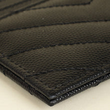 YSL Black Cassandre Matelasse Card Case