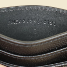 YSL Black Cassandre Matelasse Card Case