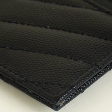 YSL Black Cassandre Matelasse Card Case