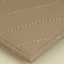 YSL Beige Cassandre Matelasse Card Case