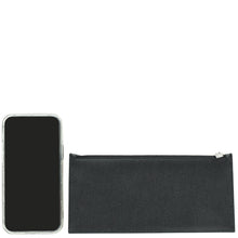 YSL Black Zip Pouch Card Holder