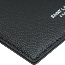 YSL Black Zip Pouch Card Holder