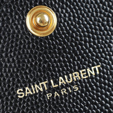YSL Black Cassandre Large Flap Wallet