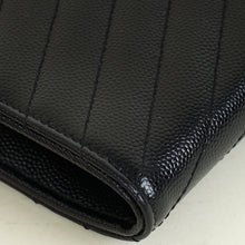 YSL Black Cassandre Large Flap Wallet