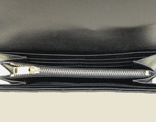 YSL Black Cassandre Large Flap Wallet