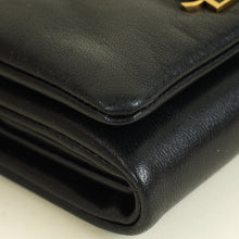 YSL Black Calypso Compact Wallet