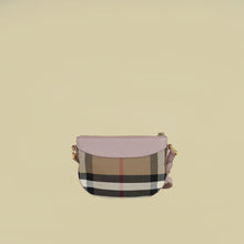 Burberry Bicolor House Check Crossbody Bag