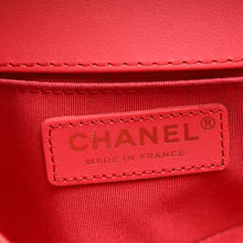 Chanel Red Jacket Boy Flap Small Shoulder Bag