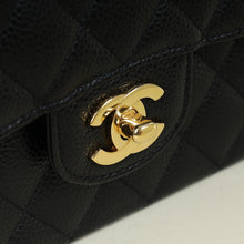 Chanel Black Classic Double Flap Medium Bag